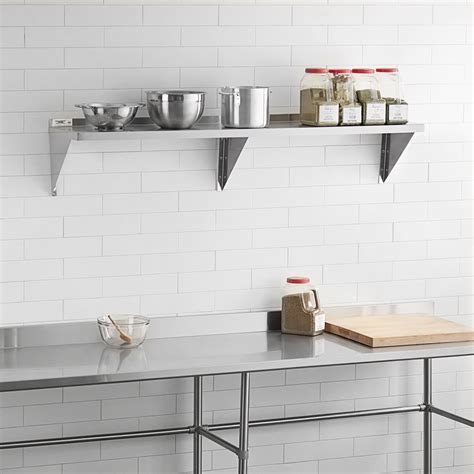 stainless steel shelving wall uprights